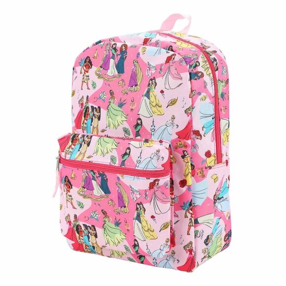 Disney Princess All Over Print Youth Backpack - Picture 3 of 9